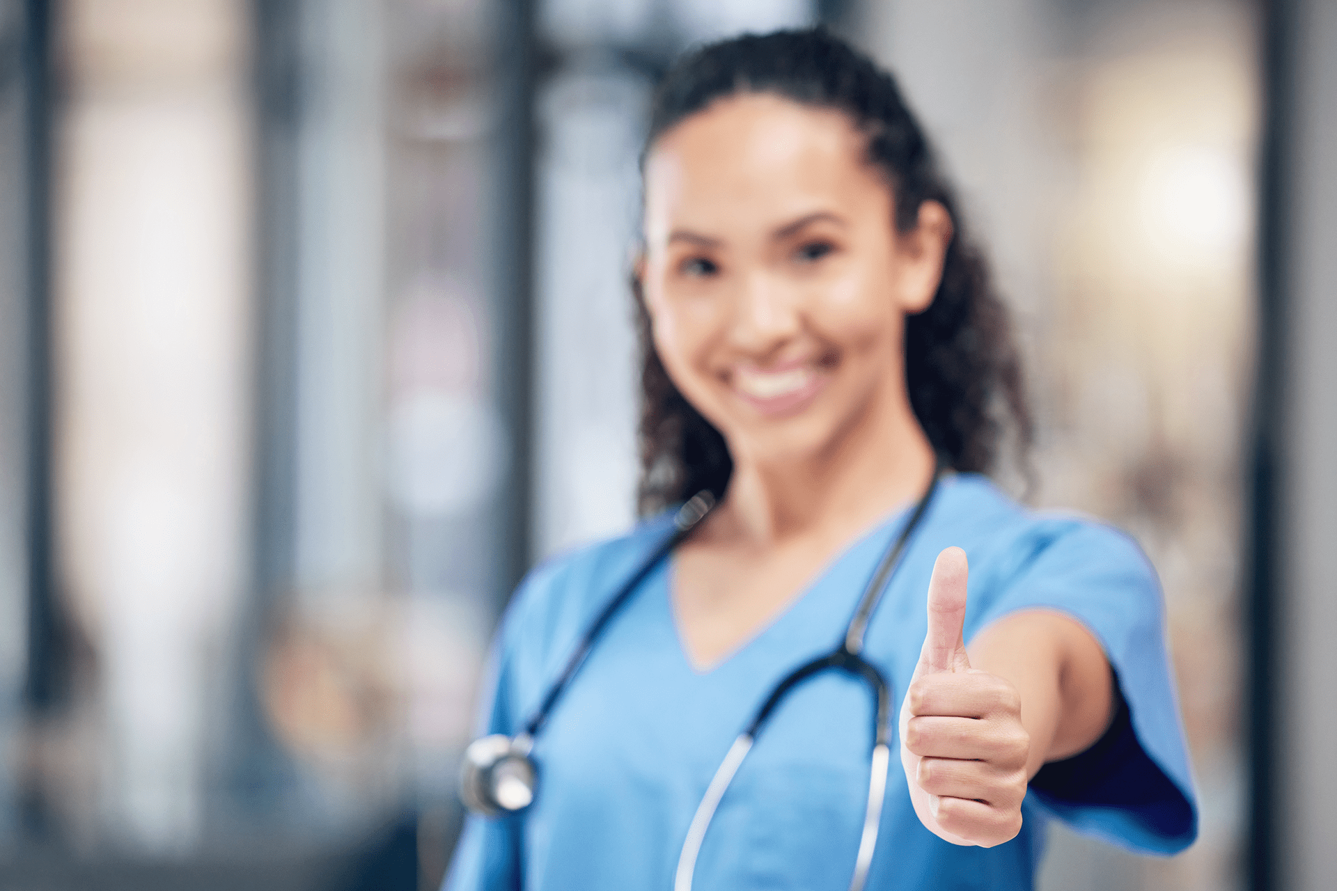 pproval gesture healthcare professional